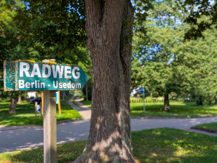 Berlin-Usedom Radfernweg geeignet für Einsteiger