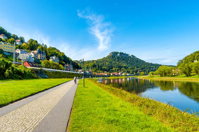 Der familienfreundliche Elberadweg
