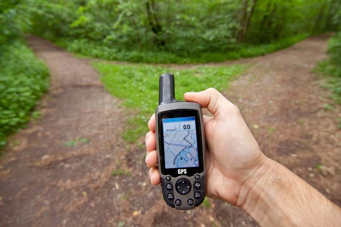 GPS-Gerät Kartenmaterial