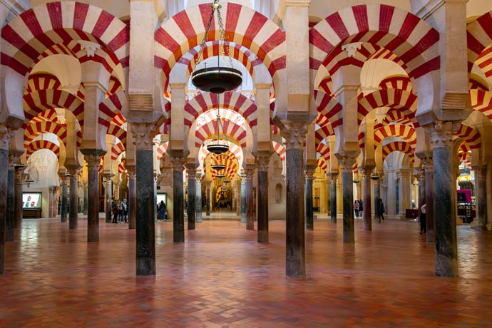 Gebteshalle der Mezquita in Cordoba