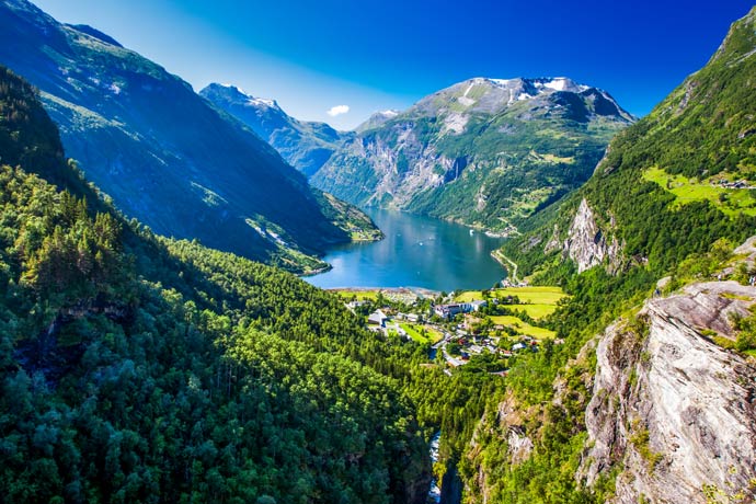 Geirangerfjord in Norwegen