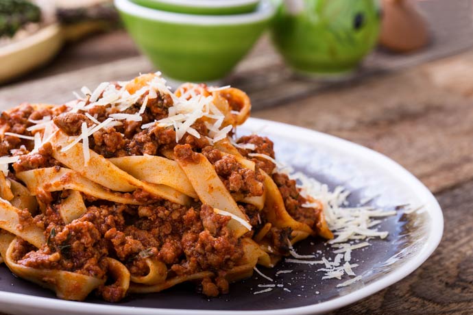 Klassische Pasta Bolognese