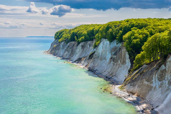 Kreidefelsen im Nationalpark Jasmund auf Rügen